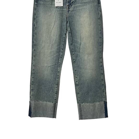 7 FOR ALL MANKIND WOMENS 28 HIGH RISE ANKLE LOGAN STOVEPIPE JEANS FROST BLUE NEW - Picture 5 of 11